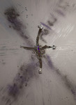 Broken Mirror Art Titel gotische Kreuz von Simone Stanschus 